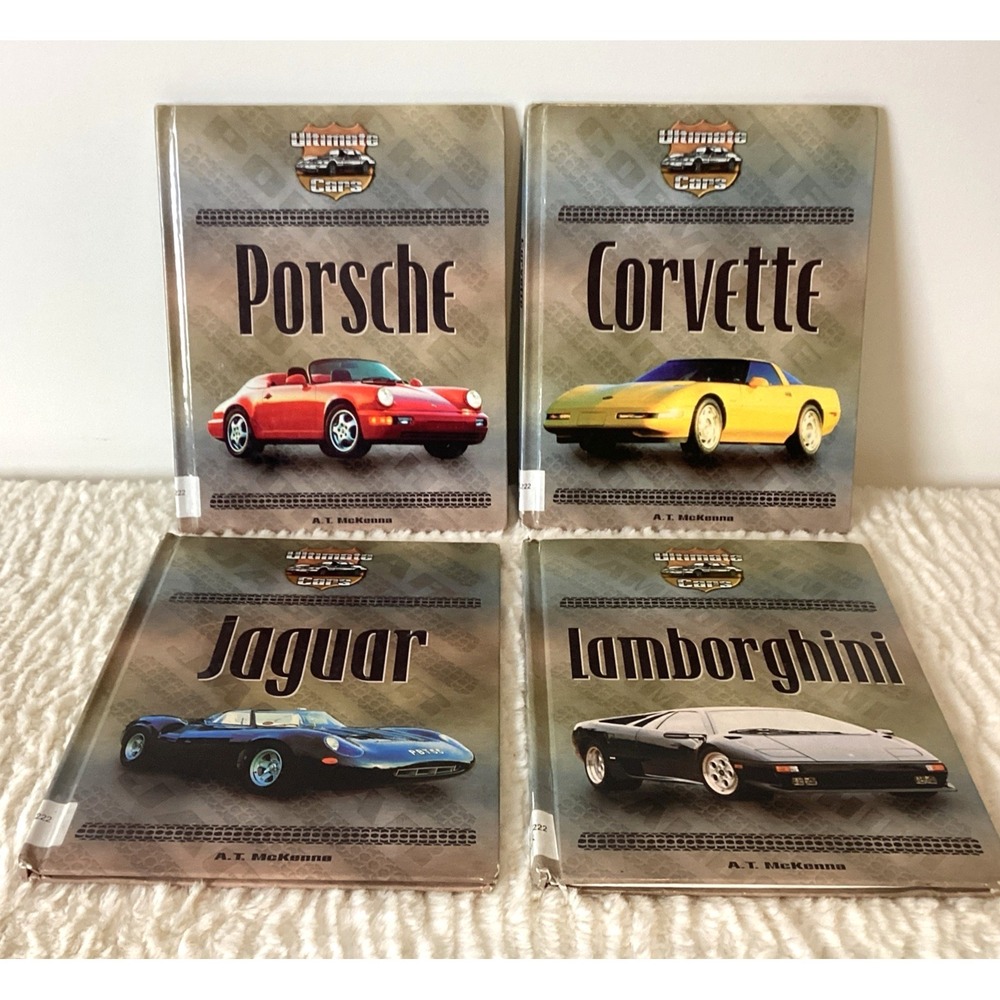 Ultimate Cars Books‎ AT McKenna Porshe Corvette Jaguar Lamborghini VTG Auto 2004